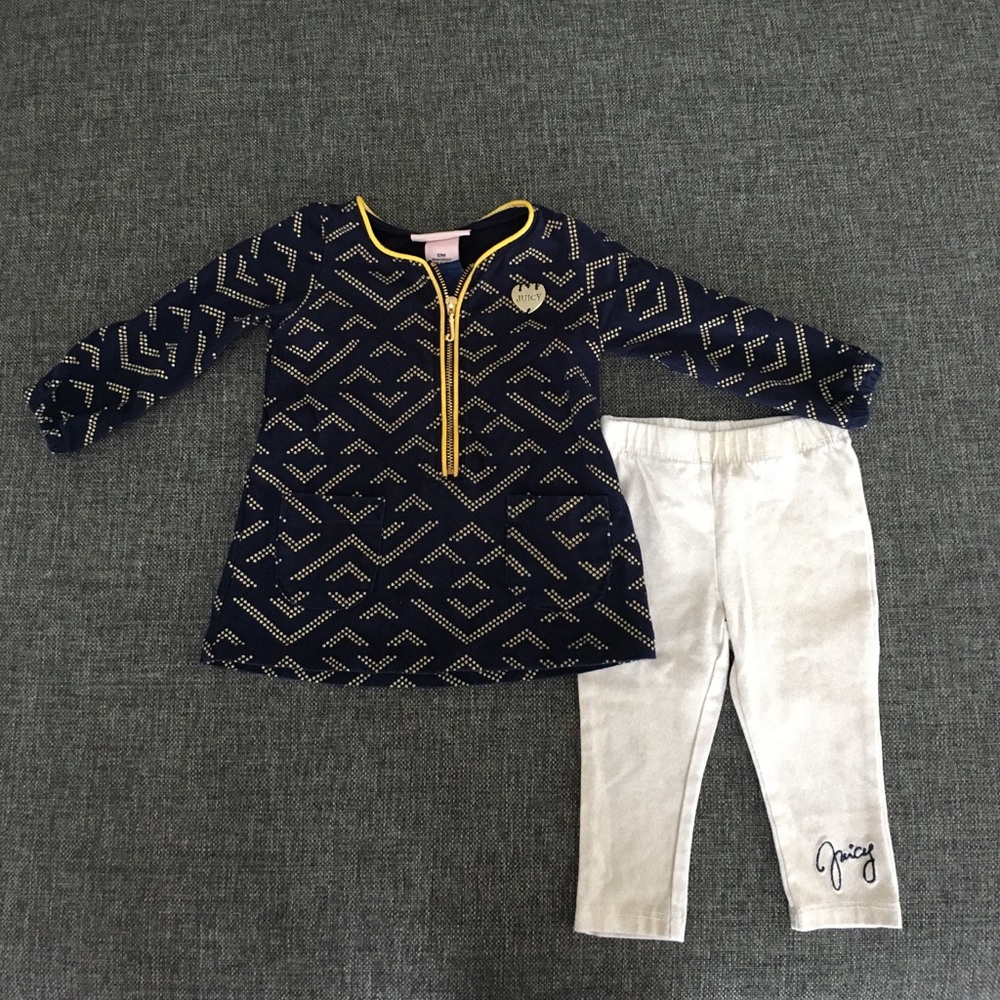 Juicy Couture 12 Month Baby Girl Outfit
